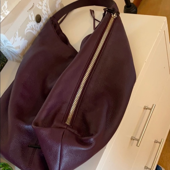 Purple pebbled Leather Rebecca Minkoff Bag - Picture 3 of 11